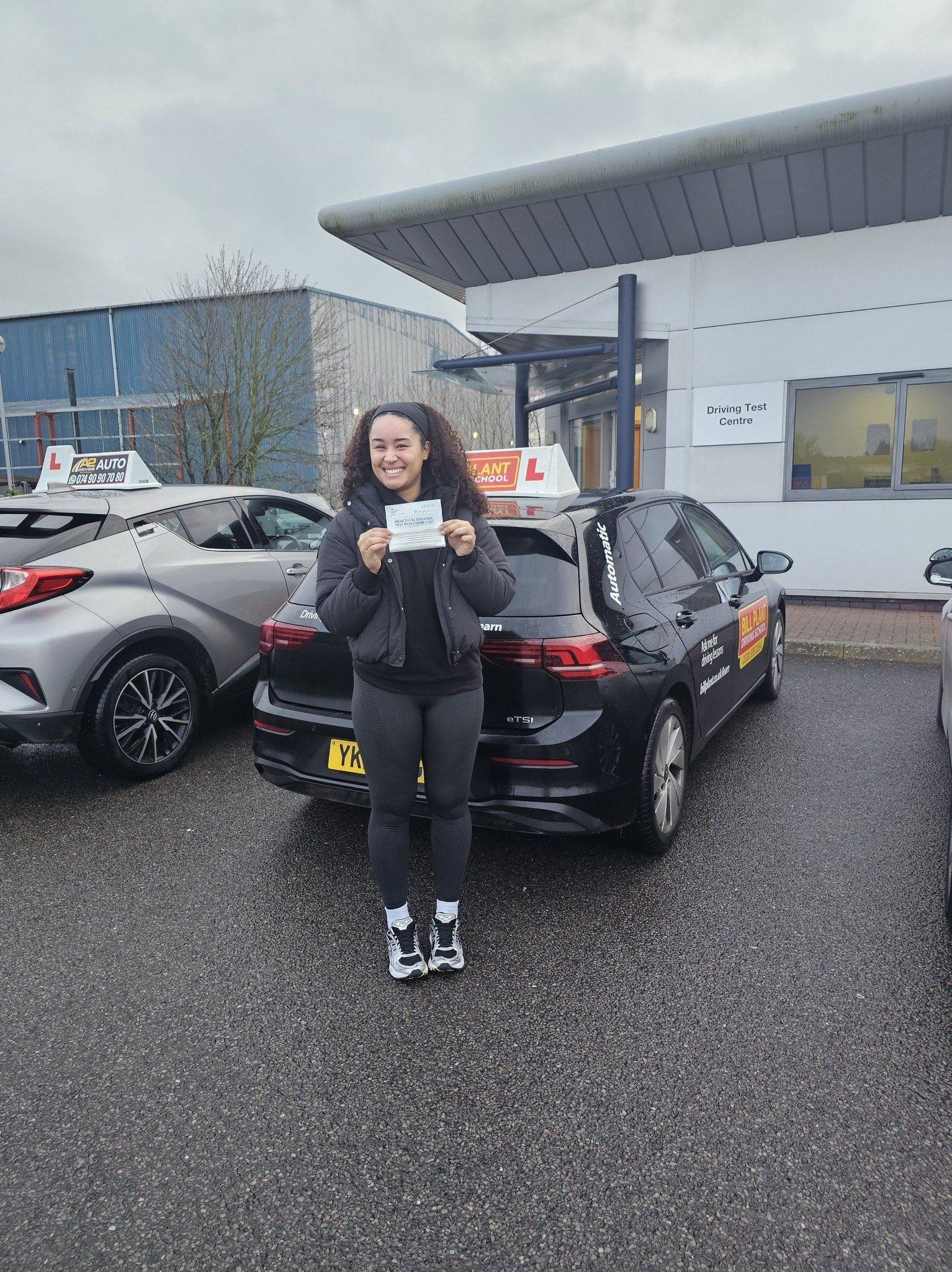Automatic driving lesson pass certificate — Nottingham